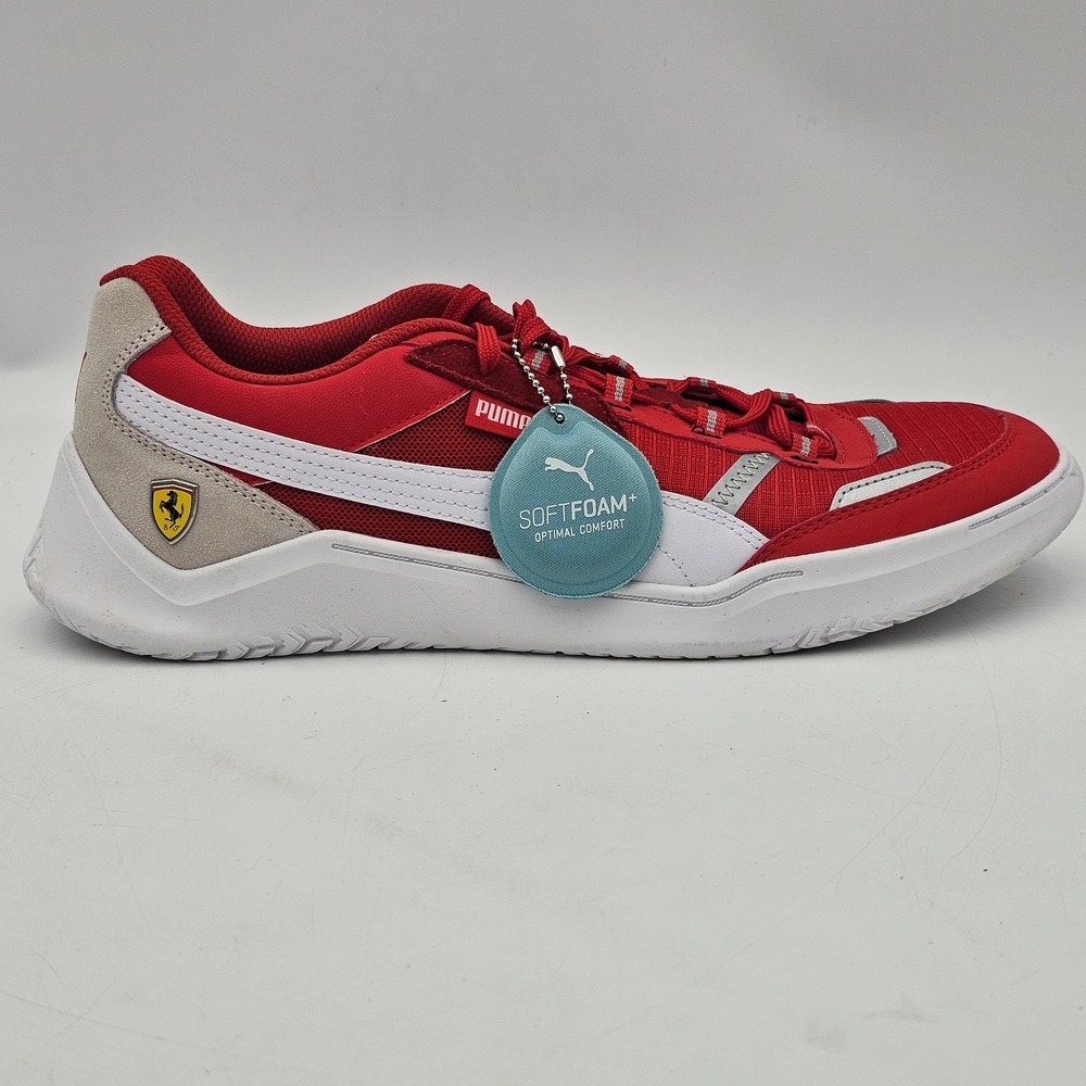 Puma Ferrari Race DC Future Mens size 11 Red White Motorsport Sneakers 306539-02
